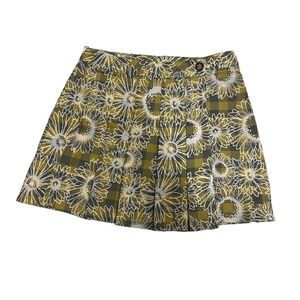 Urban Outfitters | Sunflower Pleated Plaid Skirt M Medium
